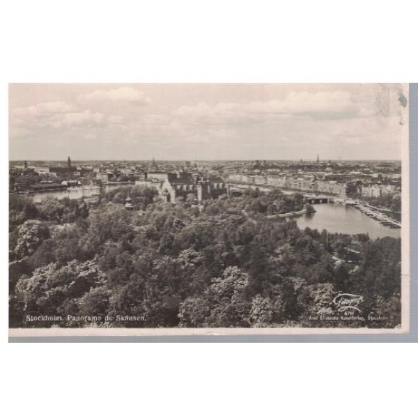 Stockholm. Panoramo de Skansen