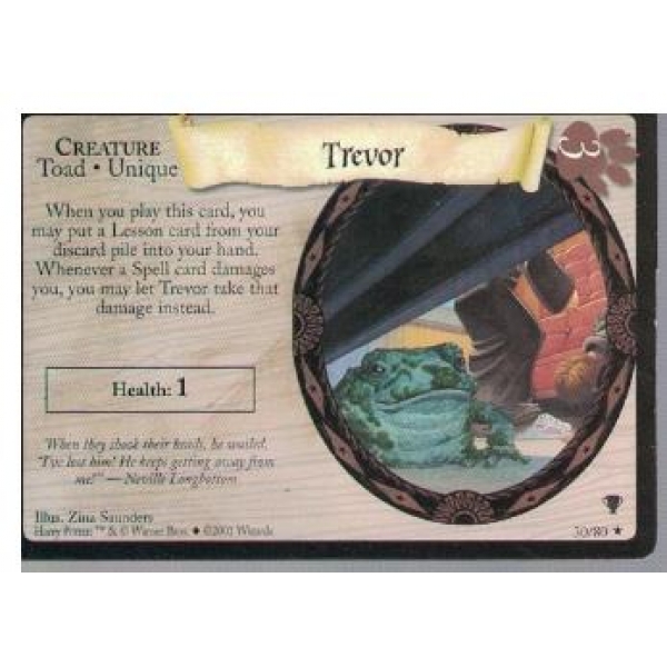 Harry Potter trading Trevor