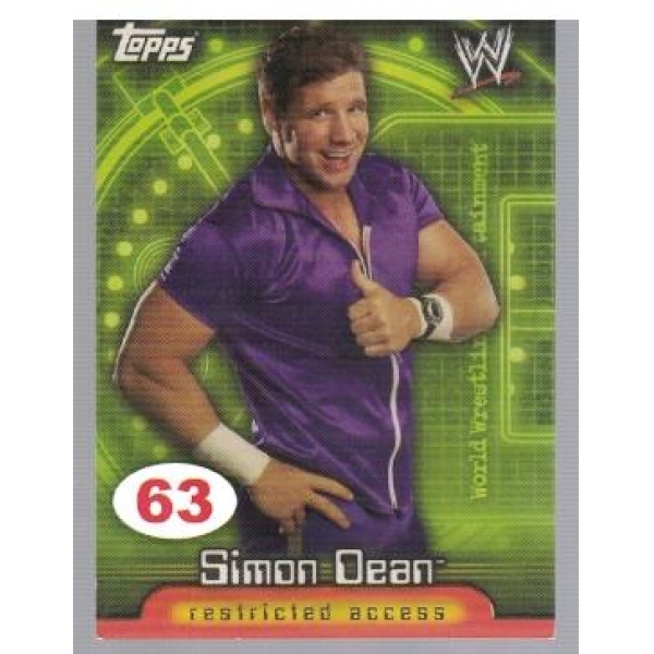 Wrestle Mania №63 Simon Dean