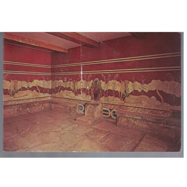Knossos - the interior of the Hall of the Throne